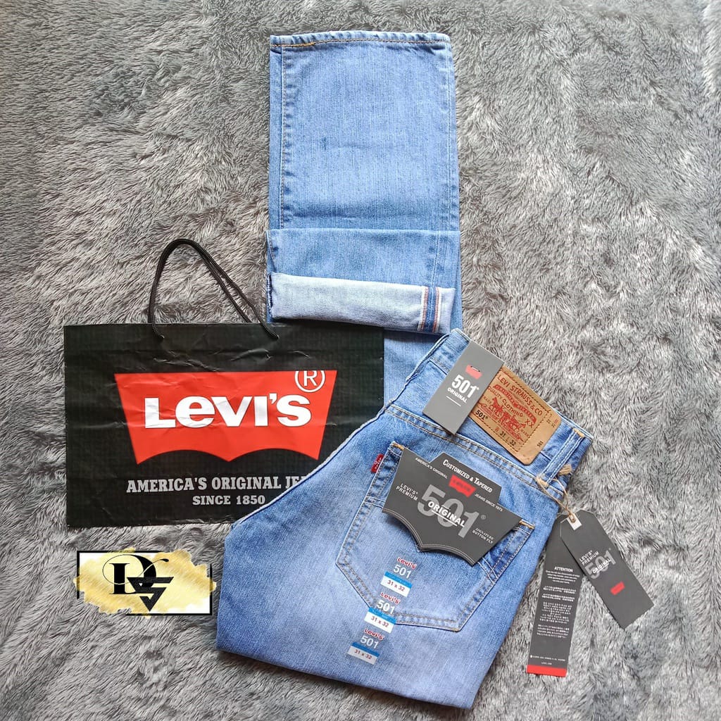 Jual Levis 501 Light Black Terbaru 
