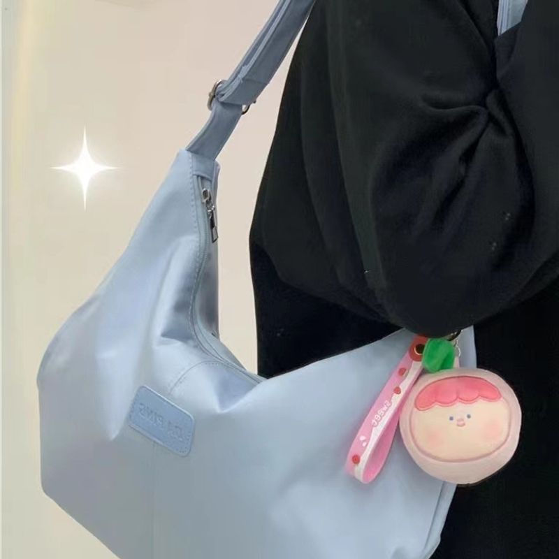 TerraFluxus Túi đeo vai phong cách Nhật Bản dễ thương dành cho nữ thiết kế đơn giản đa năng dung l