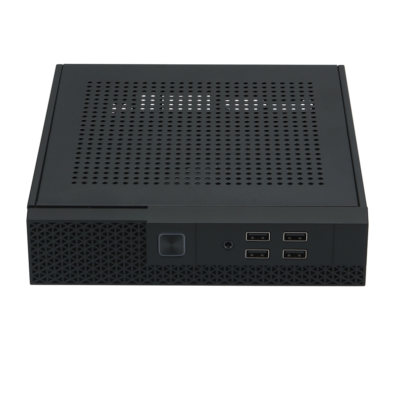 Mini ITX Computer Case HTPC Host Chassis USB2.0 ITX Enclosure Industrial Control Chassis for Office Business Easy Install