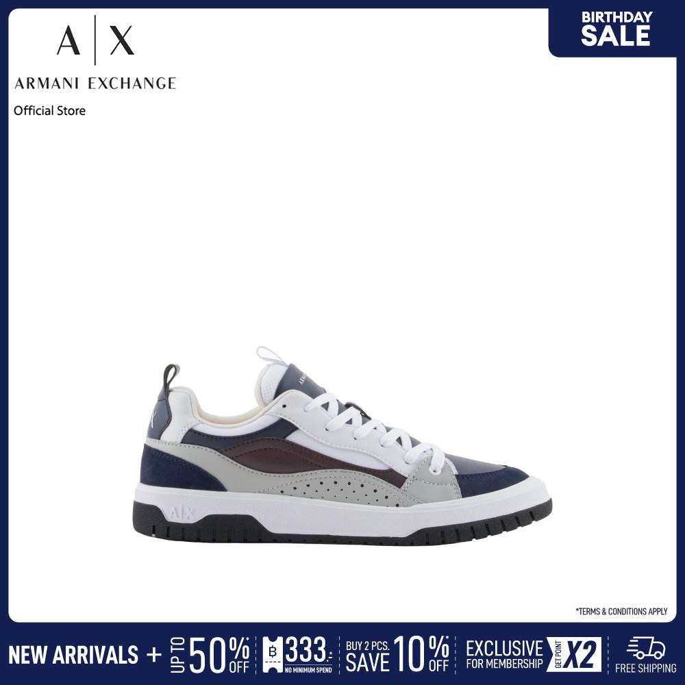 AX Armani Exchange Men's Sneaker Model AX XUX222 XV860K487 - Blue ราคา 5,495 บาท*ส่งฟรี