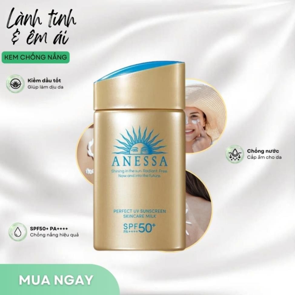 Kem chống nắng bảo vệ hoàn hảo     SPF50+ PA++++ 60ml, Sữa chống nắng