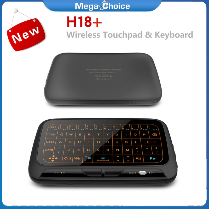 MegaChoice【Fast Delivery】Air Mouse 2.4GHz Wireless Touch Keyboard Air Fly Mouse Plug And Play Mini Backlit Keyboard For PC Smart TV Box Tablet Laptop ราคา 501 บาท*ส่งฟรี