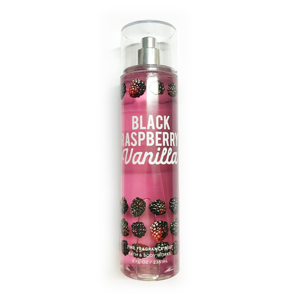 Xịt thơm body hương nước hoa Black Raspberry Vanilla - Bath and Body Works 236ml