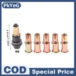 PkYeG 11 cái bộ M3 M4 M5 M6 M8 M10 M12 tay hướng dẫn sử dụng riveter Nut Adapter công cụ cho cải tạo nhà và sửa chữa tự động