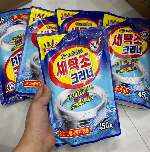 Bột vệ sinh lồng giặt HQ 450g