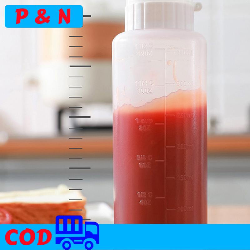 P&N 1 chai bóp gia vị 5 lỗ 350 175ml chai bóp mù tạt Tương cà