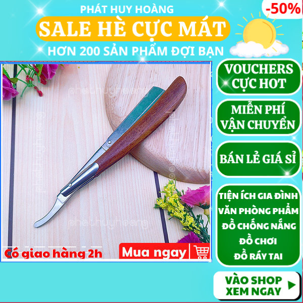 Dao cạo râu chuyên nghiệp cán gỗ , dao cạo lông mặt , lông mày , dao cạo xếp gọn ✓ dao cao long mat ✓ dao cao toc ✓ dao cao hot toc nam ✓ dao cao hot toc ✓ dao cao rau hot toc ✓ ✓ Phát Huy Hoàng