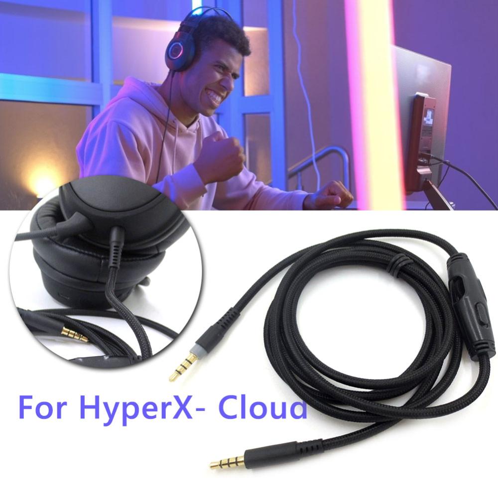Headphone Audio Cable Replacement with Tuning for HyperX Cloud/Cloud Alpha ราคา 181 บาท*ส่งฟรี