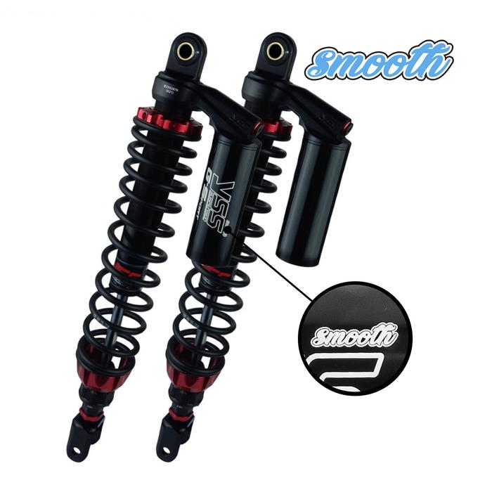 YSS TWIN SHOCK G-SPORT SMOOTH BLACK SERIES TG302-430TRJ FOR NEW FORZA Harga 10,680,000 rupiah*Gratis Ongkir