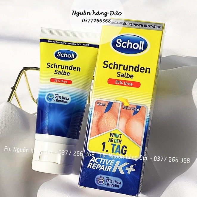 Kem bôi nứt gót chân, khô da chân Scholl Đức - SẢN PHẨM ĐƯỢC SHOP CHỌN LỌC RẤT KĨ, HÀNG HÓA ĐẢM BẢO, ĐƯỢC YÊU THÍCH TRÊN THỊ TRƯỜNG, MỜI KHÁCH YÊU ỦNG HỘ, TRẢI NGHIỆM VÀ CHO SHOP ĐÁNH GIÁ