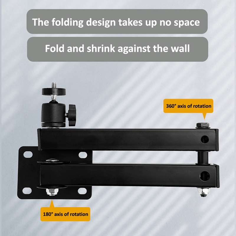 Foldable Projector Wall Mount Universal Adjustable Ceiling Wall Projector Mount Stand Projectors Bracket Support, Fine Workmanship