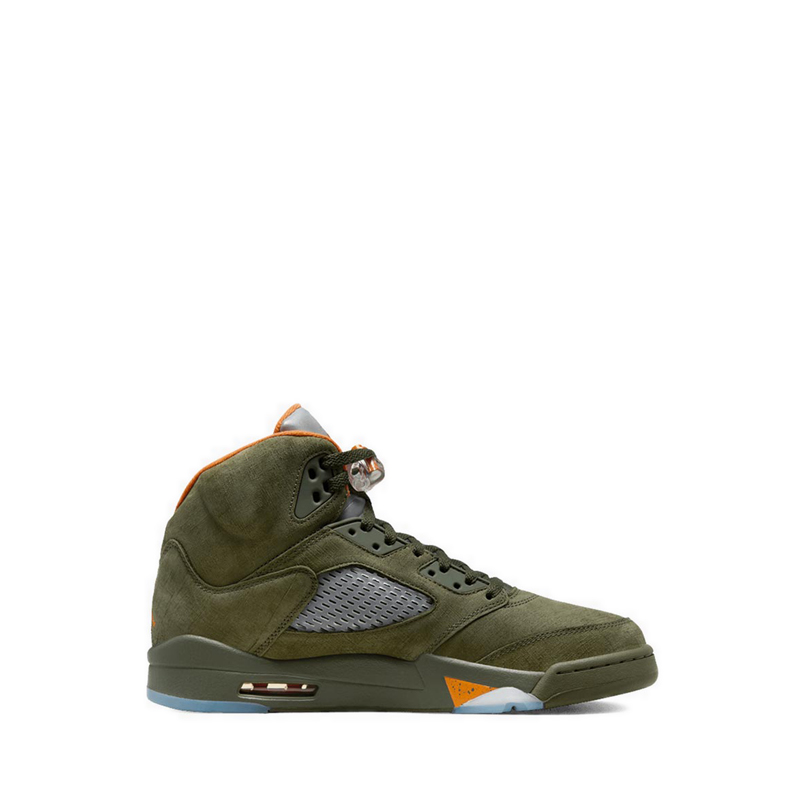 Giày Bóng Rổ Nike Air Jordan 5 Retro Mens - Army Olive