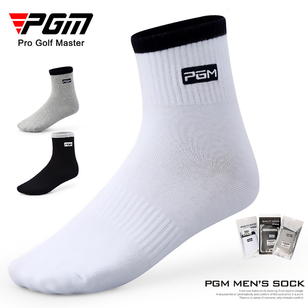 PGM WZ006 Golf Socks Tennis Baseball Socks Pure Cotton Moisture Wicking Stockings Leisure Sports Fashion All-match High ราคา 215 บาท*ส่งฟรี