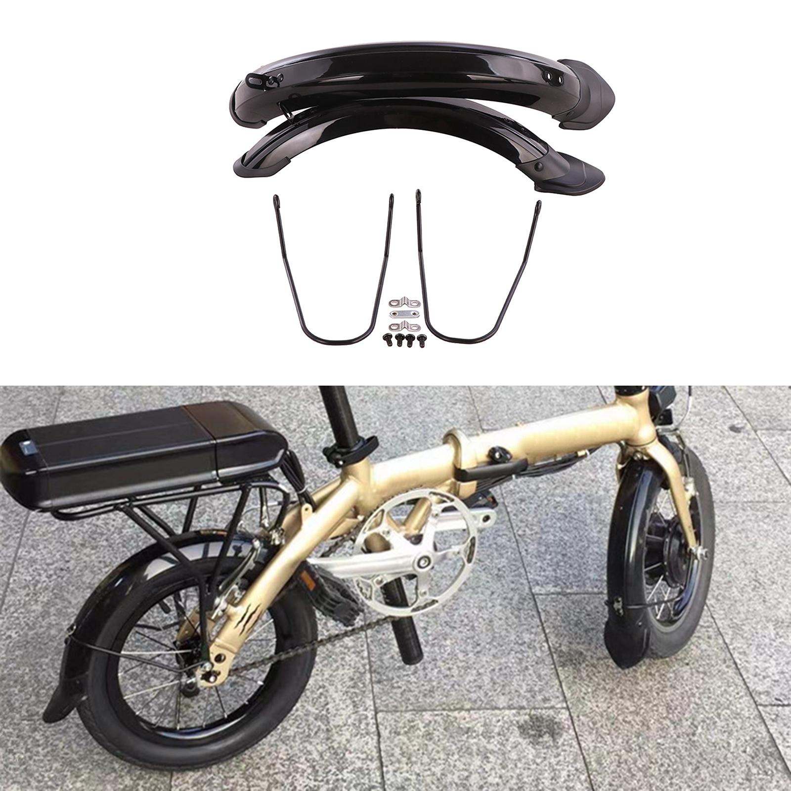 Bicycle Mudguard BMX Bike Front and Rear Mud Guard for 12/14 Folding Bike
