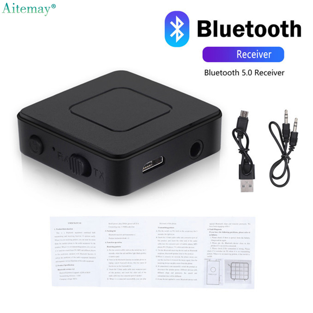 Aitemay Bộ Thu Âm Thanh Bluetooth 5.0 Bộ Chuyển Đổi Âm Nhạc Không Dây Âm