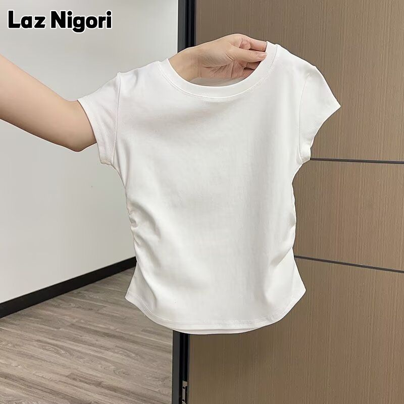 Laz Nigori Women's Casual Short Sleeve T-Shirt for Summer ราคา 48 บาท*ส่งฟรี