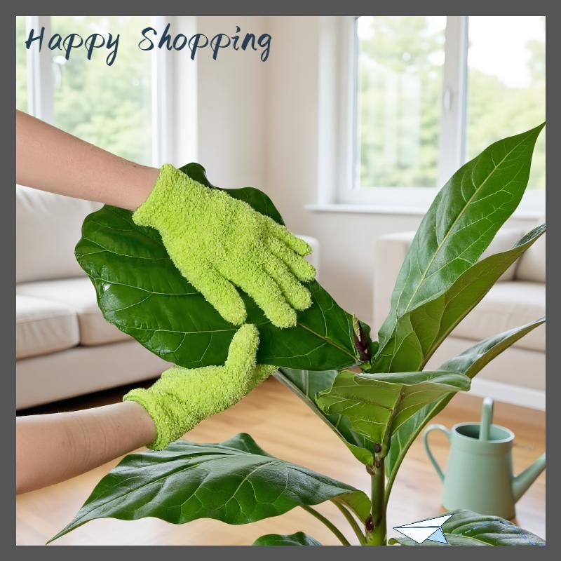 [THS Store] COD Sợi nhỏ bụi Găng Tay-căng ra & thoáng khí làm sạch găng tay, không thấm nước cho xe ô tô, thuyền, rvs, hồ bơi, nhà, nhà bếp