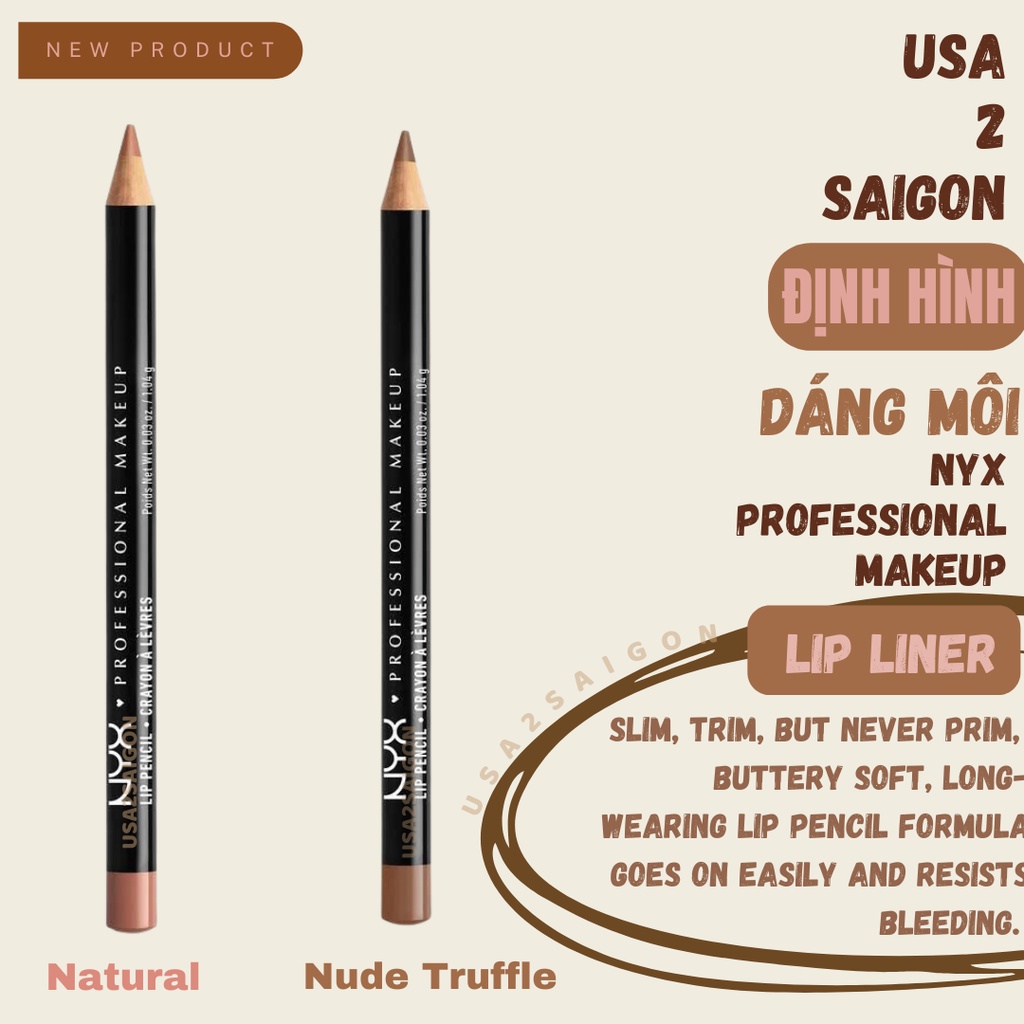 Chì viền môi nude nâu lip liner NYX chính hãng USA - SẢN PHẨM RẤT CHẤT LƯỢNG, KHÁCH YÊU TRẢI NGHIỆM NHÉ, ĐẢM BẢO HÀNG HOT TRÊN THỊ TRƯỜNG HIỆN NAY