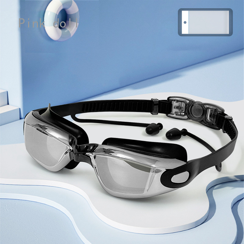 Nút tai một mảnh khung lớn tích hợp kính bơi chống nước và chống sương mù độ nét cao
