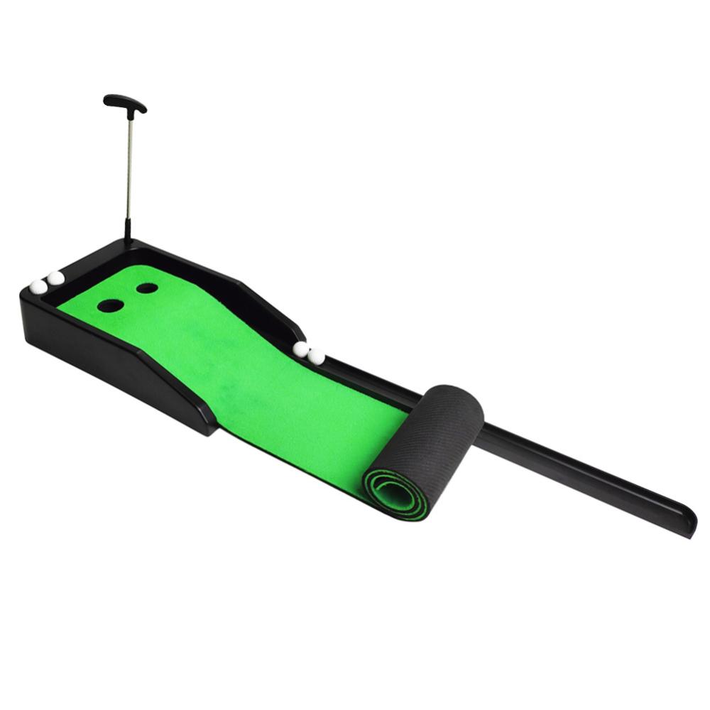 Putting Green Indoor Set Golf Putting Green Mat Improve Accuracy and Speed