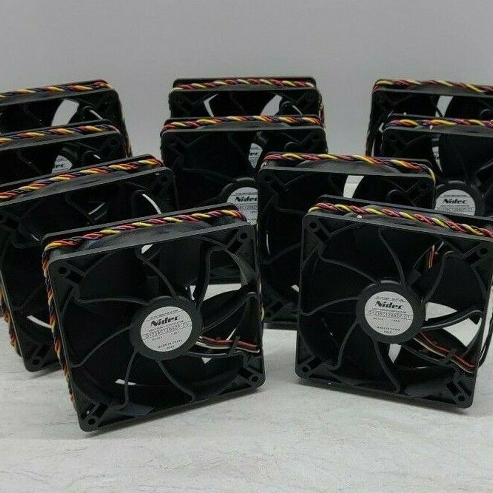 【Supreme】 Dc 12v 1.85a Antminer Fan Replacement For S7 T9 S9 L3 L3 D3 A3 T15 S15 T17 S17 S19 6000 Rpm Black