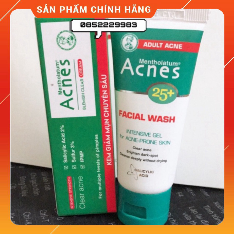 {Chính hãng} Bộ sản phẩm chuyên biệt ACNES 25+ Hàng dùng thử