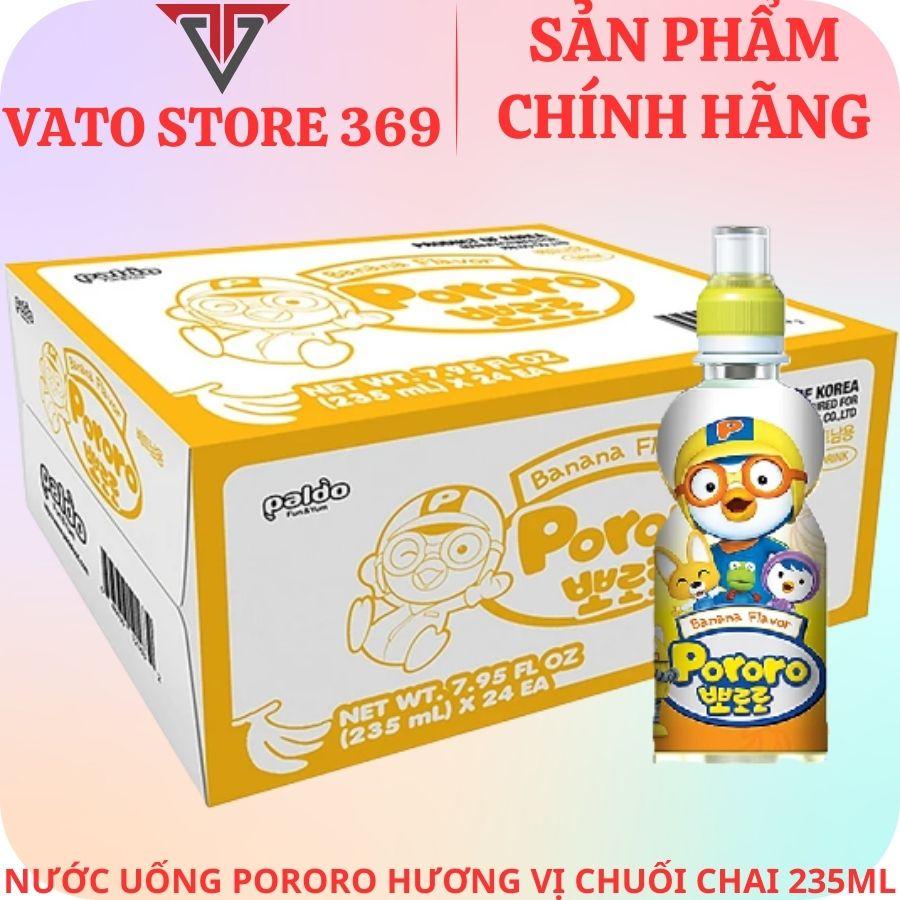 Pororo Banana Flavored Drink 235ml Bottle