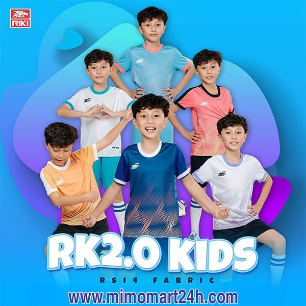 Áo Bóng Đá Trẻ Em Riki RK2.0 Kids – Thoáng Mát, Năng Động Cho Bé Yêu Thể Thao