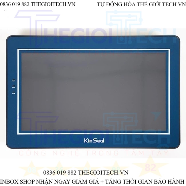 Màn hình cảm ứng HMI Kinseal AMZ101W01RAGD 10,1 inch 2 cổng tín hiệu DB9 COM 1 RS232 RS485 RS422 COM 2 RS485 257X170