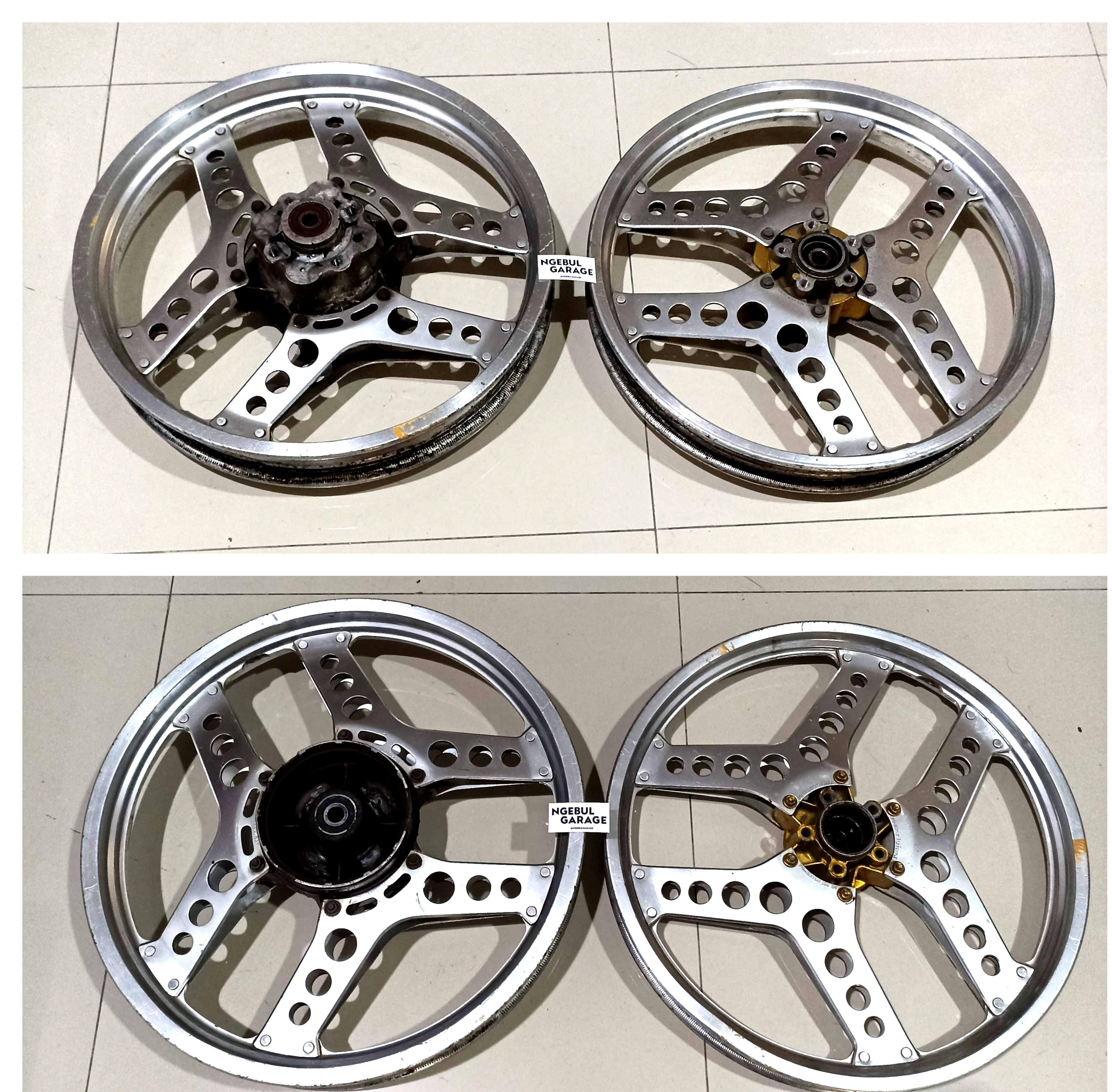 Velg MBX PNP Ke Tiger HONDA ORI DID JAPAN RING 18 DEPAN BELAKANG BEKAS Giá 10,500,000 Đồng*Miễn phí vận chuyển