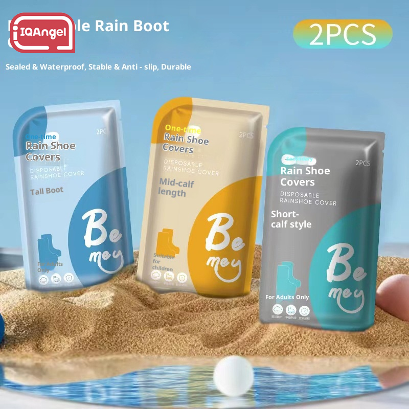 IQANGEL Disposable Waterproof Rain Shoe Covers for Adults and Kids, Anti-Slip & Durable Design for Wet Weather Protection Giá 14,550 Đồng*Miễn phí vận chuyển