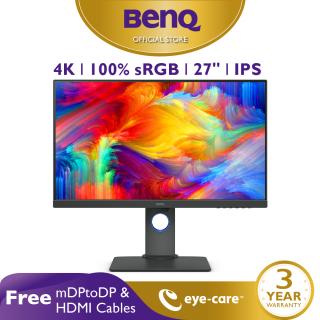 [HOT] Màn hình máy tính BenQ PD2700U 27 inch 4K UHD IPS 100% Rec.709 sRGB Color Space chuyên Đồ Họa Xử lý hình ảnh cho Designer thumbnail