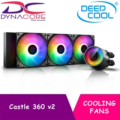 DYNACORE - Deepcool Castle 360 RGB v2 Liquid Cooler | Castle 360 RGB GAMER STORM CPU LIQUID COOLER