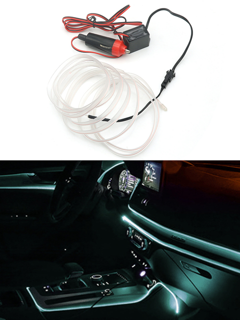 2m Car Interior Led Cold For Mercedes Benz W201 A Class Gla W176 Clk W209 W202 W220 W204 W203 W210 W211 W222 X204