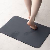 NITORI พรมเช็ดเท้า SOFT KAITEKI ขนาด 38X59 GY