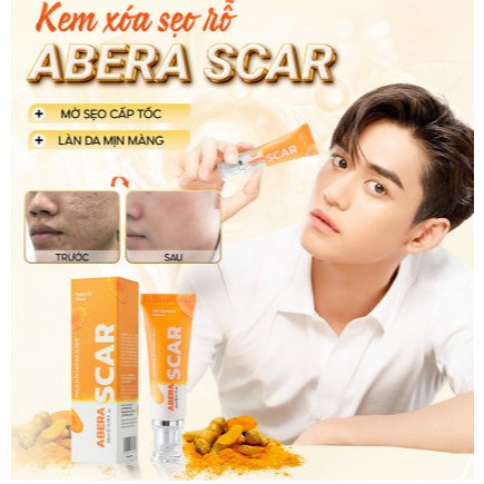 Kem Thoa Sẹo Rỗ ABERA SCAR Nghệ Đỏ