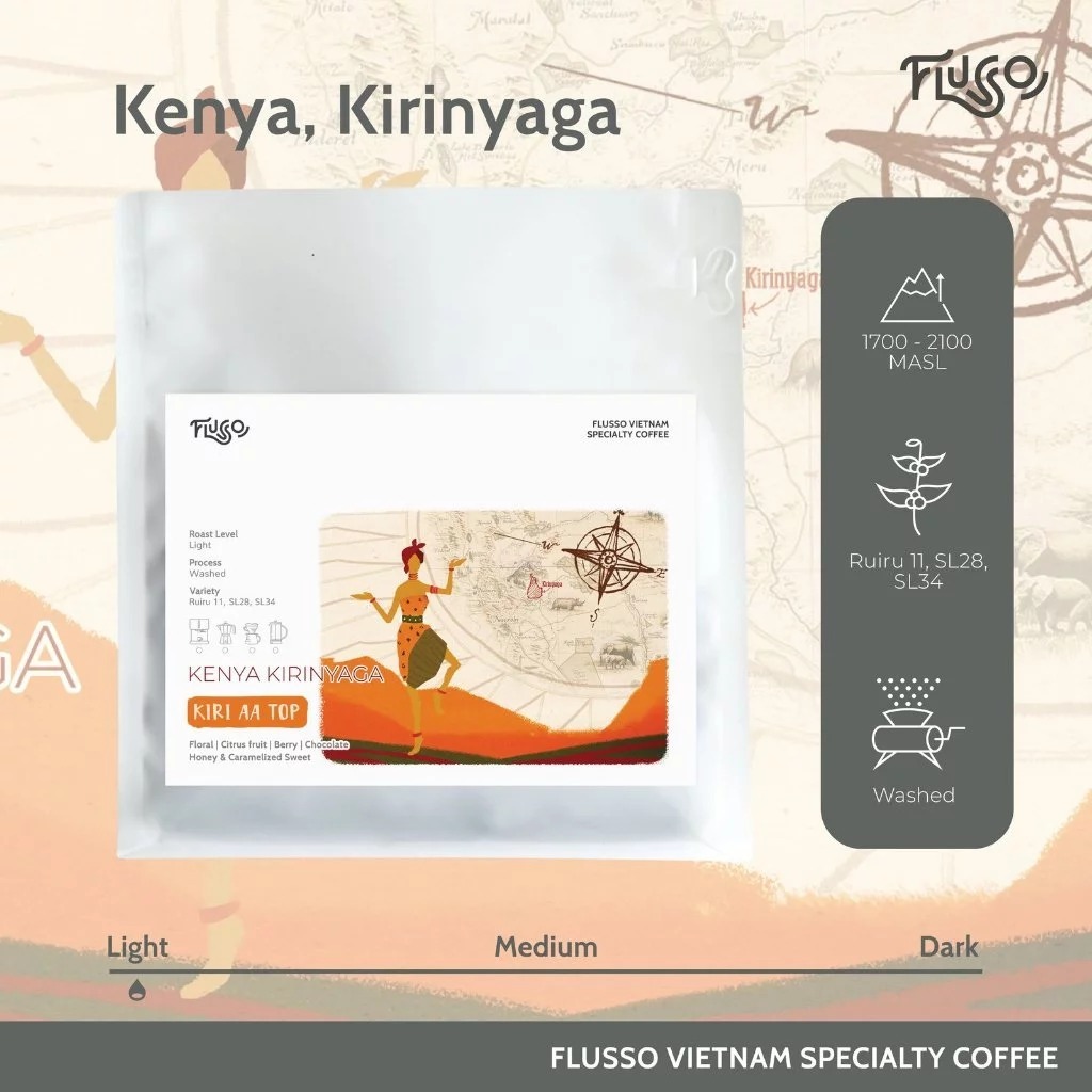 Cà phê Specialty Kenya Karimikui AA