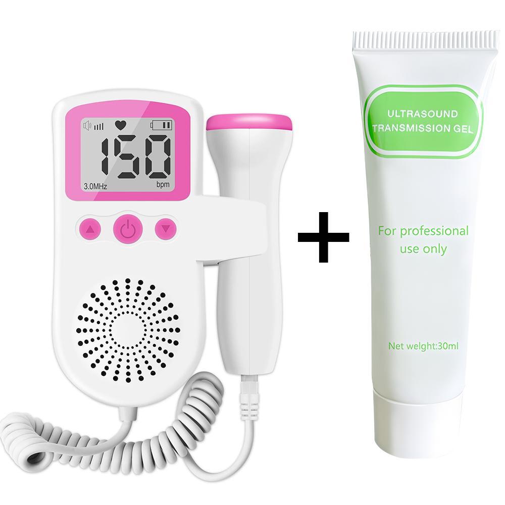 COD Fetal Doppler Heart Rate Monitor for Baby Pregnancy Heartbeat Detector LCD Precision Ultrasonic