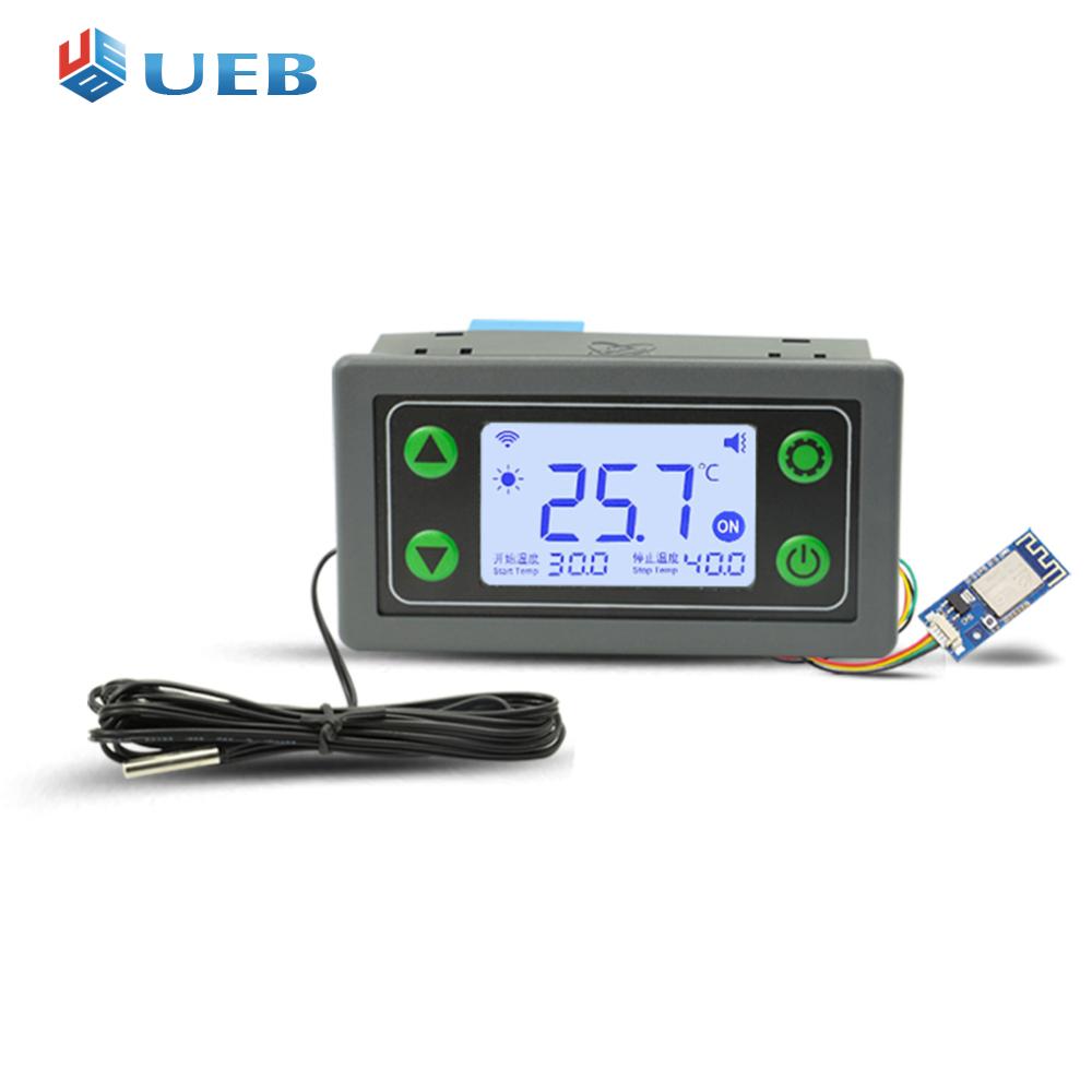 WIFI Remote Control Thermostat -40 To 110 Celsius Degree WIFI Thermostat Digital Display Temperature Regulator ราคา 506 บาท*ส่งฟรี