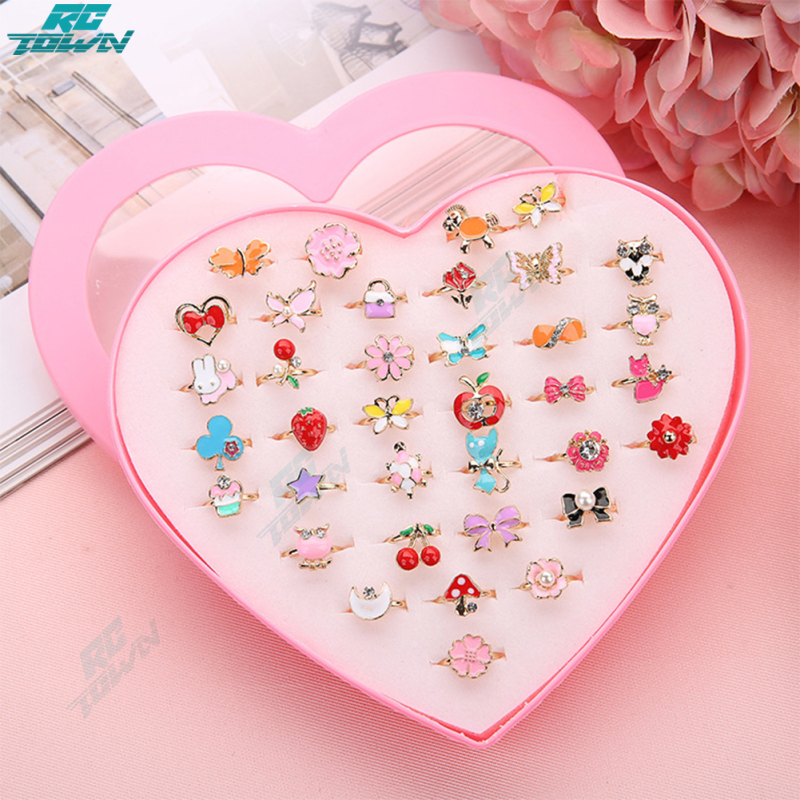 36 cái/thiết lập hợp kim phong cách Hàn Quốc phim hoạt hình trẻ em Vòng