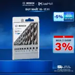 Bộ mũi khoan Bosch HSS PointTeQ chống ăn mòn