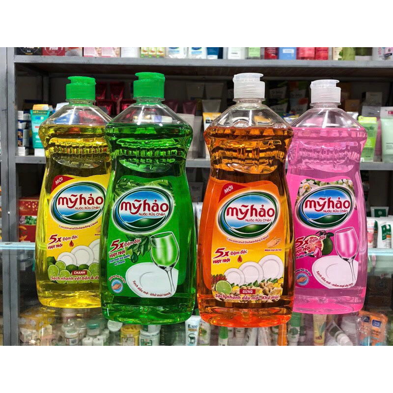 Nước rửa chén siêu sạch Mỹ hảo 750ml