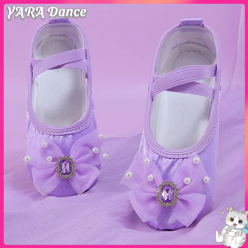 Giày trẻ em phong cách Hàn Quốc YARA cho bé gái, giày ballet, giày khiêu vũ, giày tập cho nữ, giày ballerina cho nữ