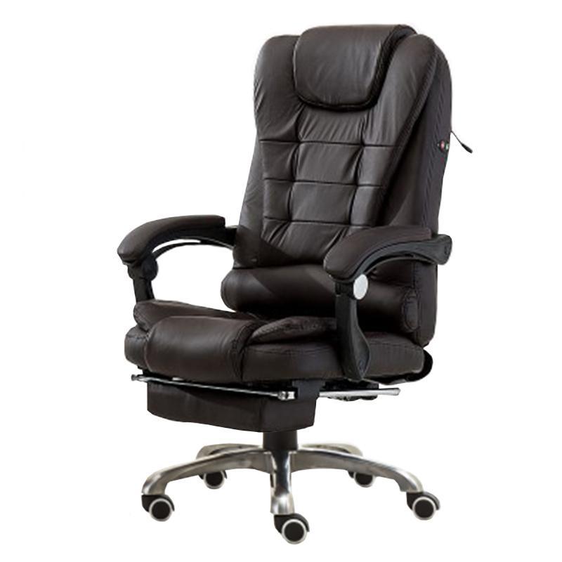 JIJI BOSS Office Chair With Legrest & Massage Functions (Free Installation) - Home Office Chairs / Supreme ★Leather ★Office Furniture ★Grand ★Ergonomic ★Quality / Free 6 Months Warranty (SG) Singapore