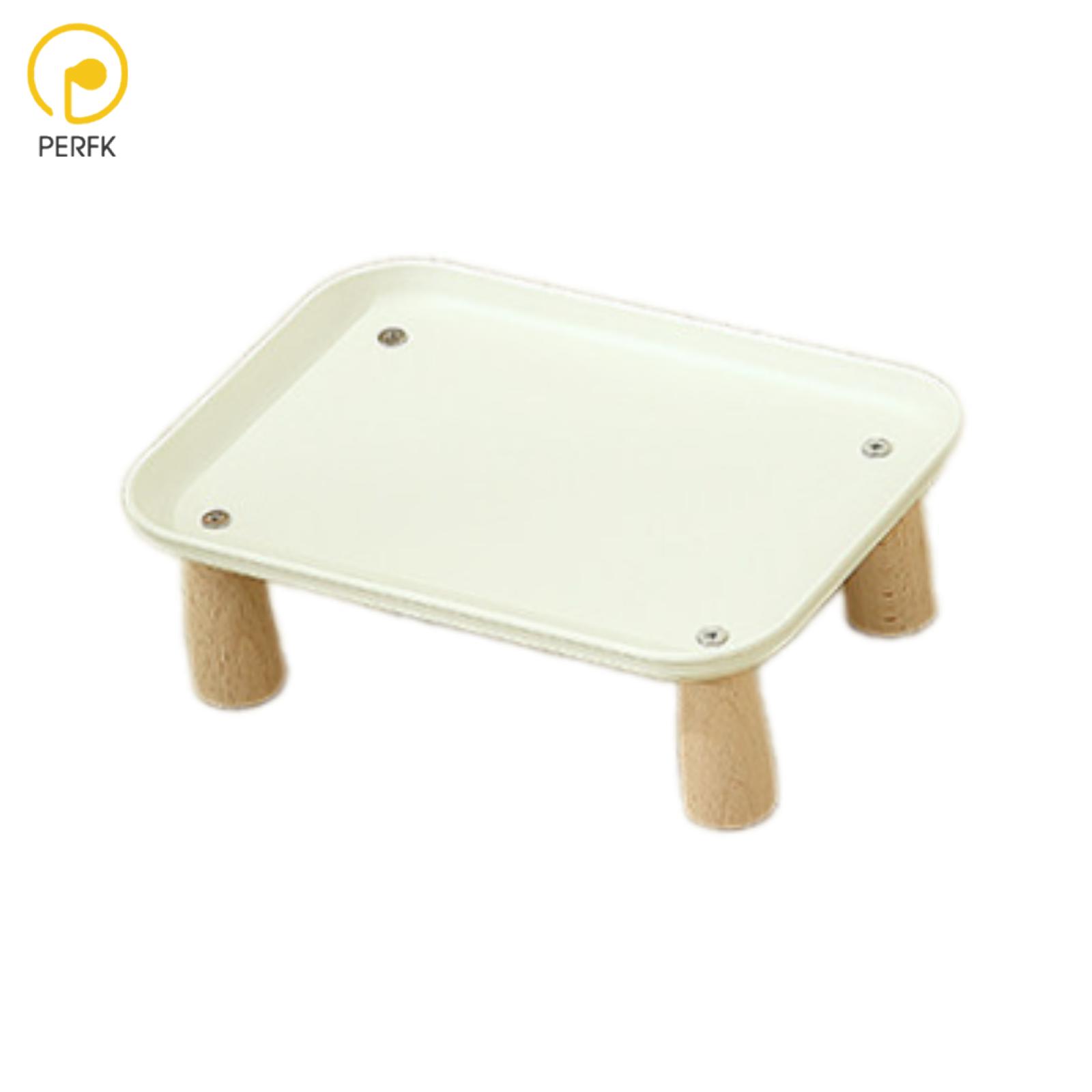 Raised Pet Feeder Stand Cat Dog Bowl Tray Easy to Clean Waterproof Versatile Supplies Cat Bowl Stand Dispenser ราคา 1,398 บาท*ส่งฟรี