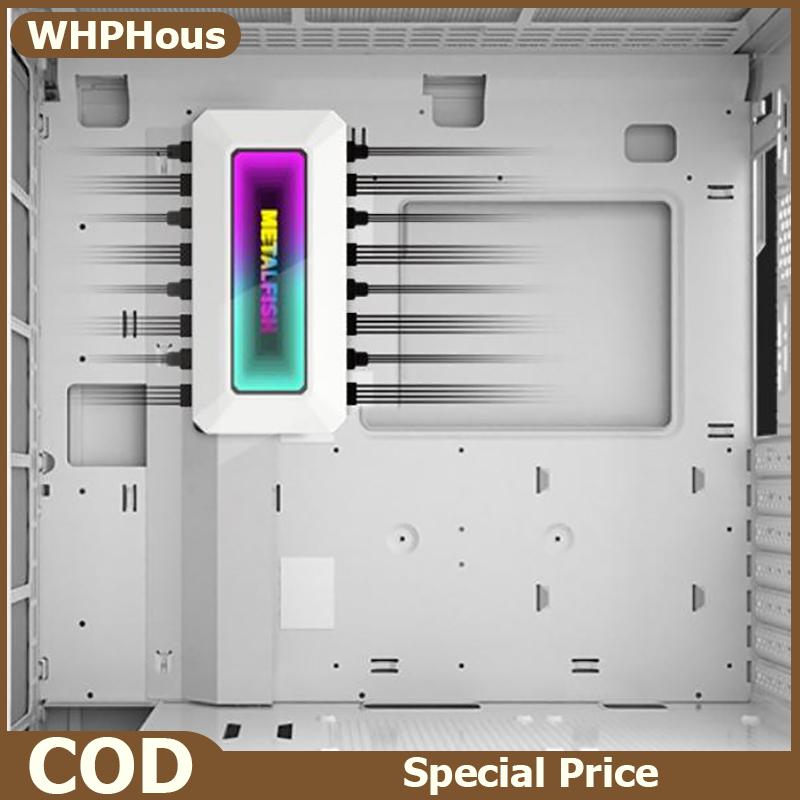 WHPHous Argh พัดลมทั้งหมดในหนึ่งฮับแยก4Pin PWM สำหรับคอมพิวเตอร์ระบายความร้อนหม้อน้ำ CPU 5V 3Pin แถบไฟ LED ตัวควบคุมระยะไกล ราคา 218 บาท*ส่งฟรี