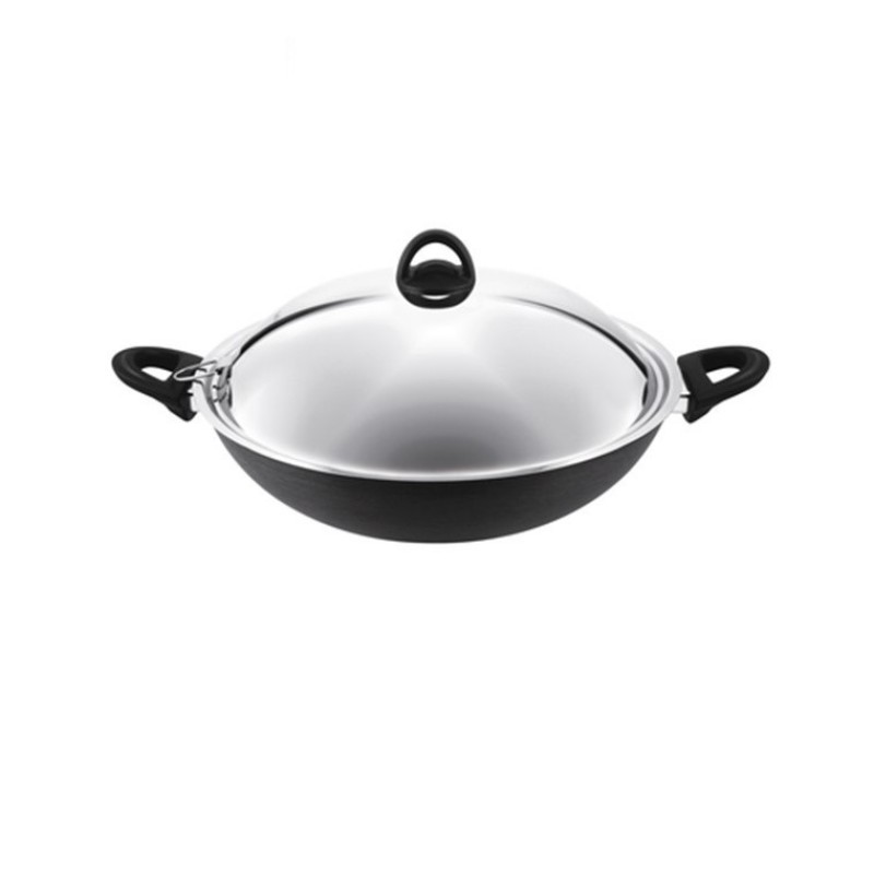 Tefal Novel Chinese Wok 36cm with Lid A69698 Singapore