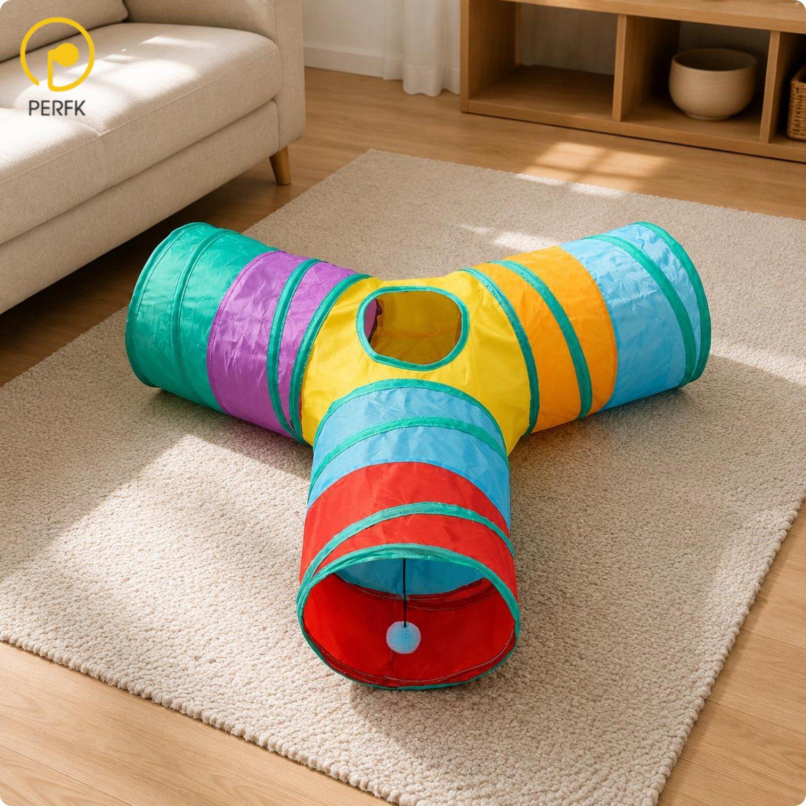 3direction Pet Tunnel Portable Interactive Cat Tunnel for Indoor ราคา 5,498 บาท*ส่งฟรี