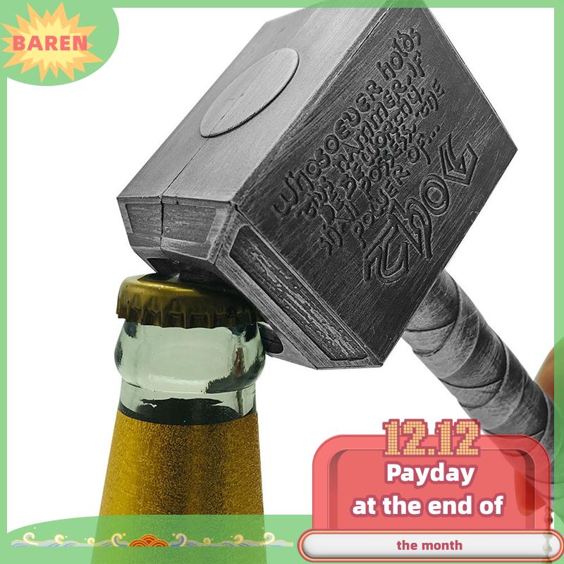 BAREN 1 cái dụng cụ mở chai bia búa đóng chai tay cầm bia hình Thor dụng cụ mở chai bia