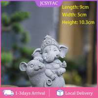 【JCSYFAC】 1pc Elephant Statue With Hands Clasped In Prayer Position A Guardian Elephant Statue For Home Decoration.